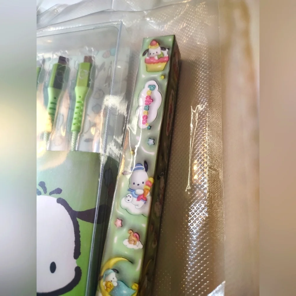 Sanrio Pochacco Charging Sanrio Pochacco Charging Cable Set + Blind Box Pen